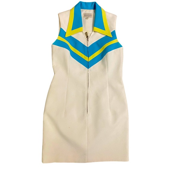 Vintage Dresses & Skirts - Vintage Lauren Taylor Quilted Tennis Dress Sz 8